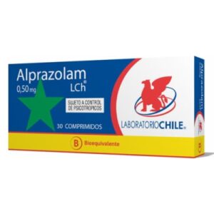 ALPRAZOLAM COM 0,5 MG X 30 CHILE (BE)