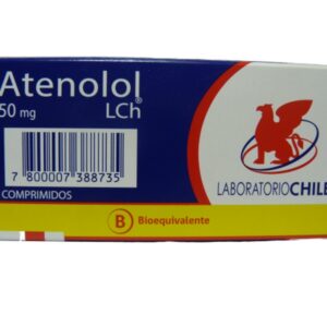 ATENOLOL COM 50 MG X 20 CHILE (BE)