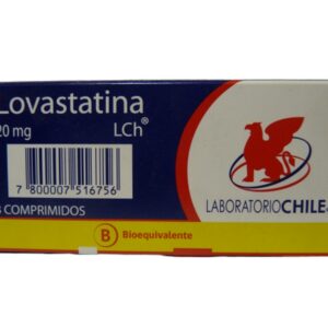 LOVASTATINA COM 20 MG X 28 CHILE