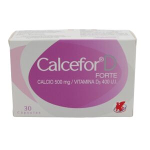 Calcefor D Forte calcio 500mg/vitamina D3 400 U.I x 30 cápsulas