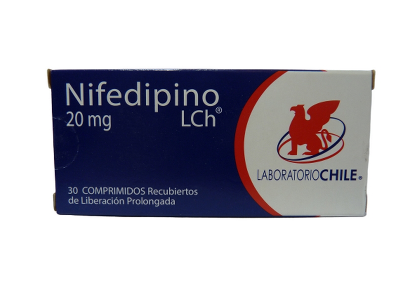 Nifedipino 20 mg x 30 compr.