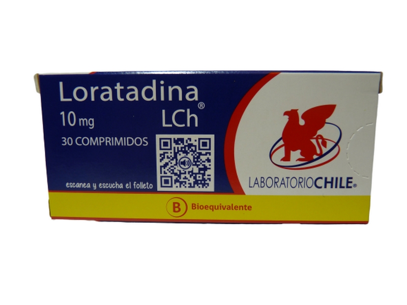LORATADINA COM 10 MG X 30 CHILE (BE)
