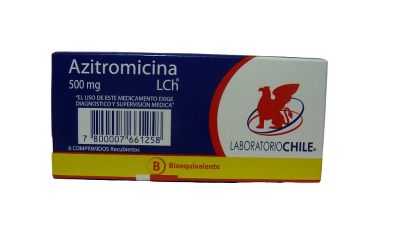 AZITROMICINA COM 500 MG X 6 CHILE (BE)