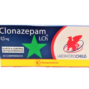 CLONAZEPAM COM 0,5 MG X 30 CHILE (BE)
