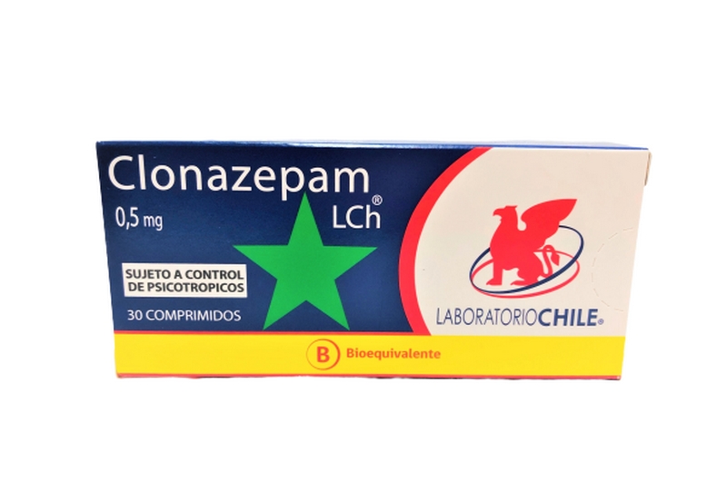 CLONAZEPAM COM 0,5 MG X 30 CHILE (BE)
