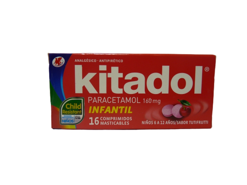KITADOL INF COM MAS 160 MG X 16