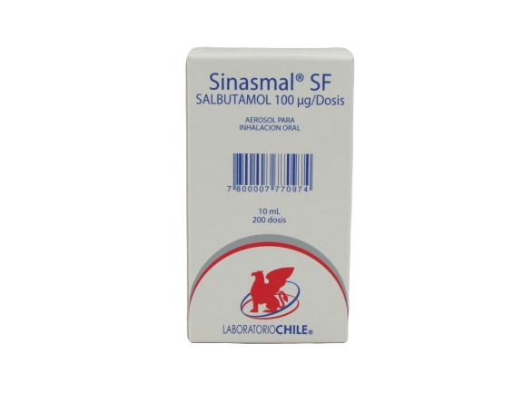SINASMAL SF INHAL 100 MCG X 200 DSS (SALBUTAMOL)