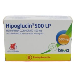 HIPOGLUCIN LP 500 MG X 30