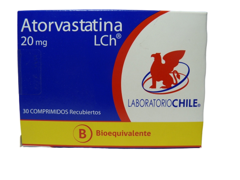 ATORVASTATINA COM 20 MG X 30 (BE)