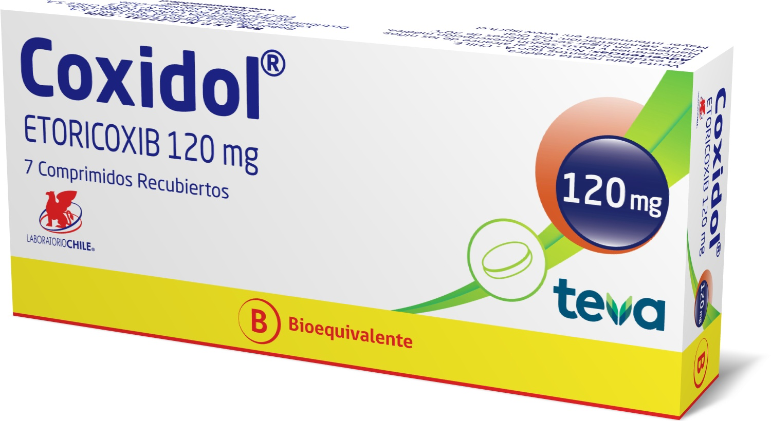 COXIDOL COM 120 MG X 7