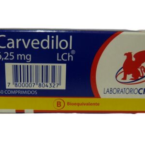 CARVEDILOL COM 6,25 MG X 30 (BE)