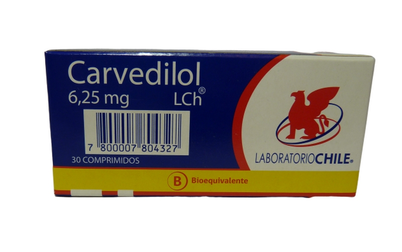CARVEDILOL COM 6,25 MG X 30 (BE)