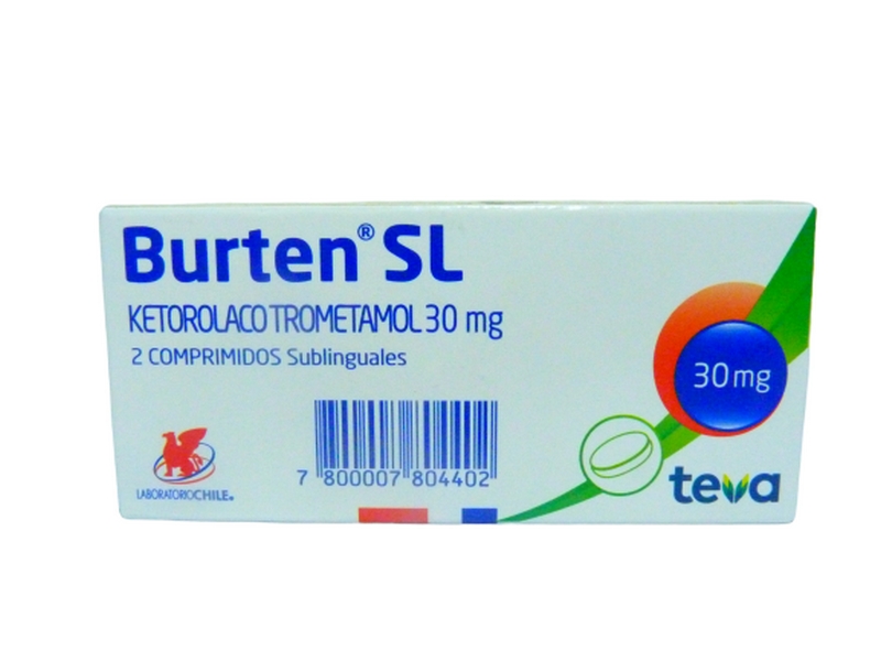 BURTEN SL COM 30 MG X 2