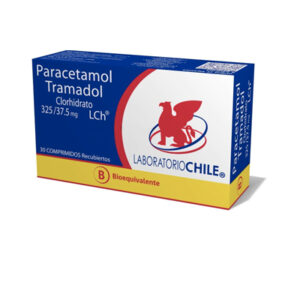 TRAMADOL+PARACETAMOL COM 37,5/325 MG X 30 CHILE