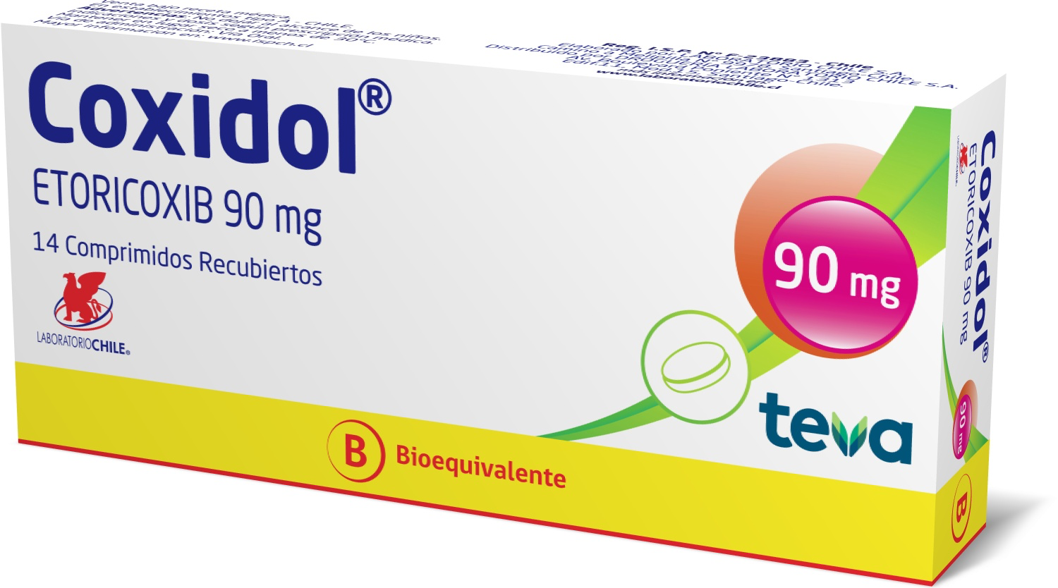 COXIDOL COM 90 MG X 14