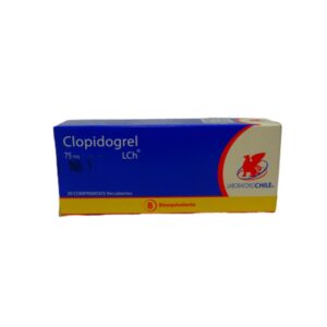 CLOPIDOGREL COM 75 MG X 30 CHILE (BE)