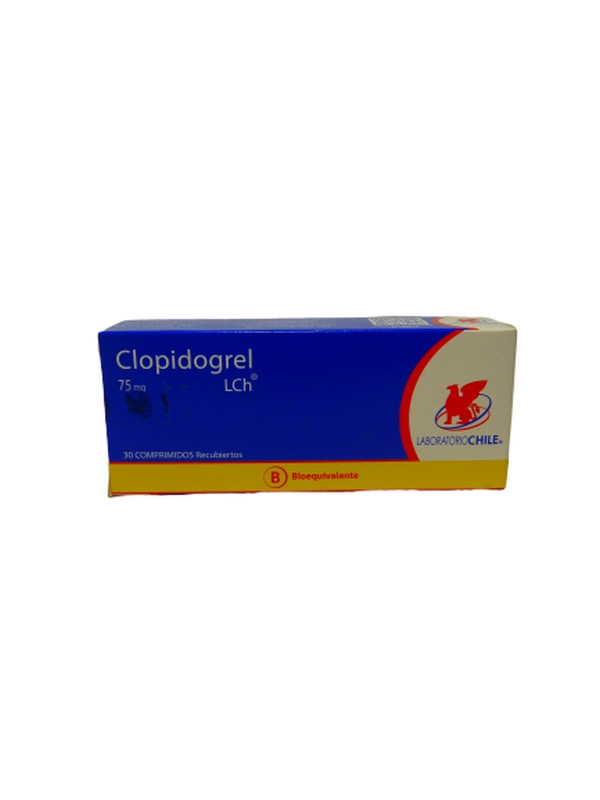 CLOPIDOGREL COM 75 MG X 30 CHILE (BE)