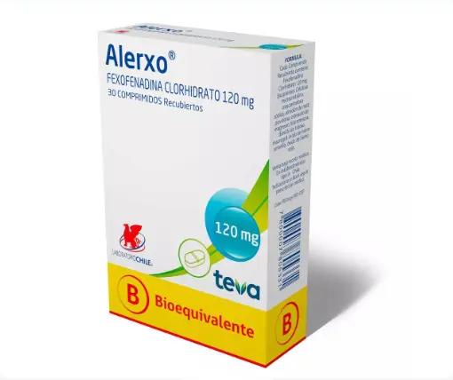 ALERXO COM 120 MG X 30
