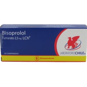 BISOPROLOL COM 2,5 MG X 30 CHILE (BE)