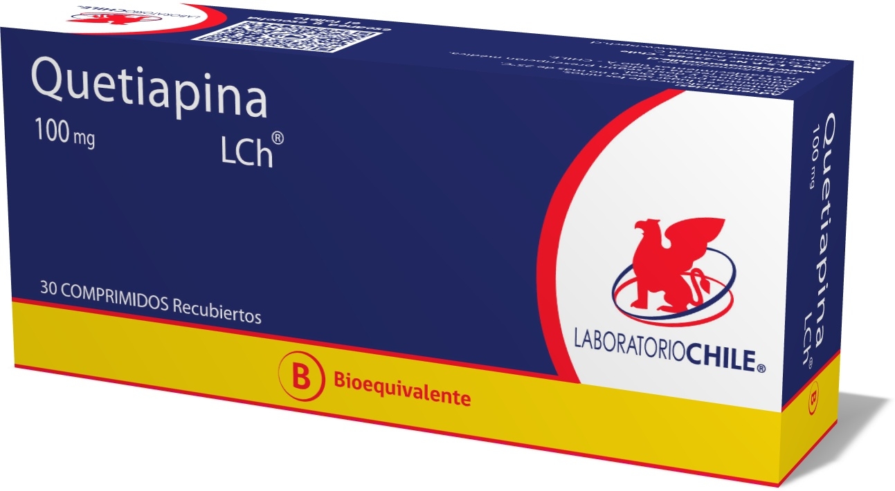 QUETIAPINA COM 100 MG X 30 CHILE (BE)