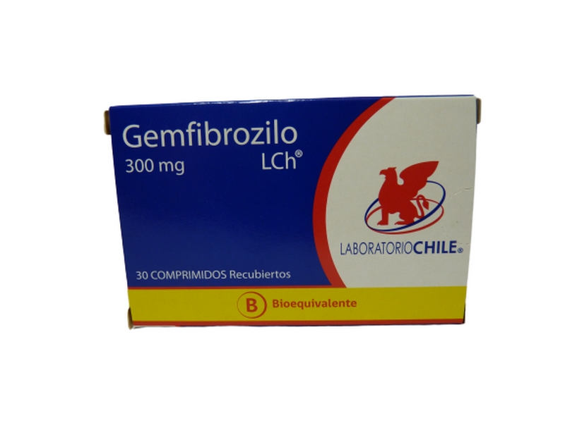 GEMFIBROZILO COM 300 MG X 30 CHILE (BE)