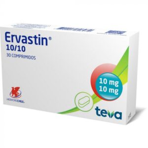 7800007806970.jpg ERVASTIN COM 10/10 MG X 30