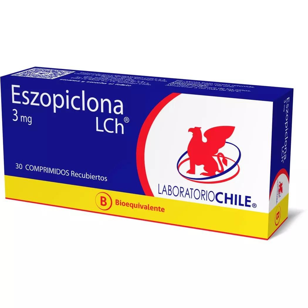 ESZOPICLONA COM 3 MG X 30 CHILE (BE)
