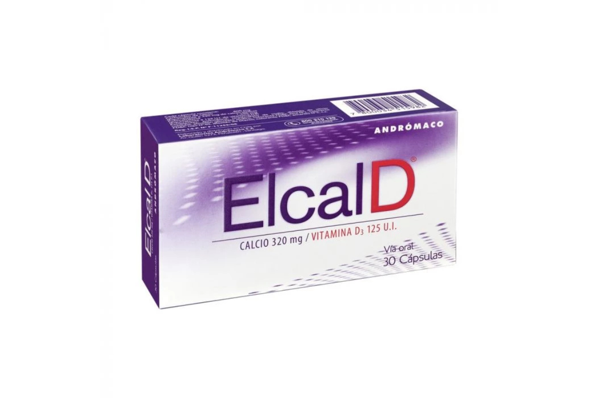 ELCAL-D CAP 320 MG+VIT D X 30
