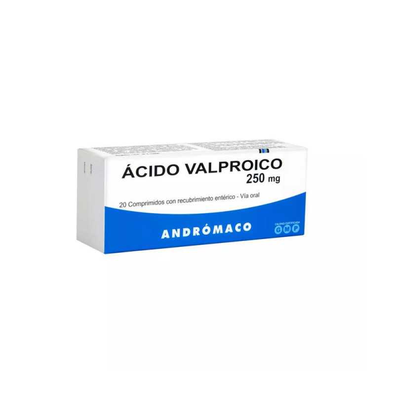 ACIDO VALPROICO COM 250 MG X 20 AND