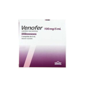 7800018116709.jpg VENOFER AMP IV 100 MG X 5