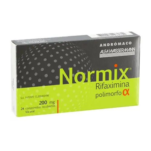 NORMIX COM 200 MG X 24