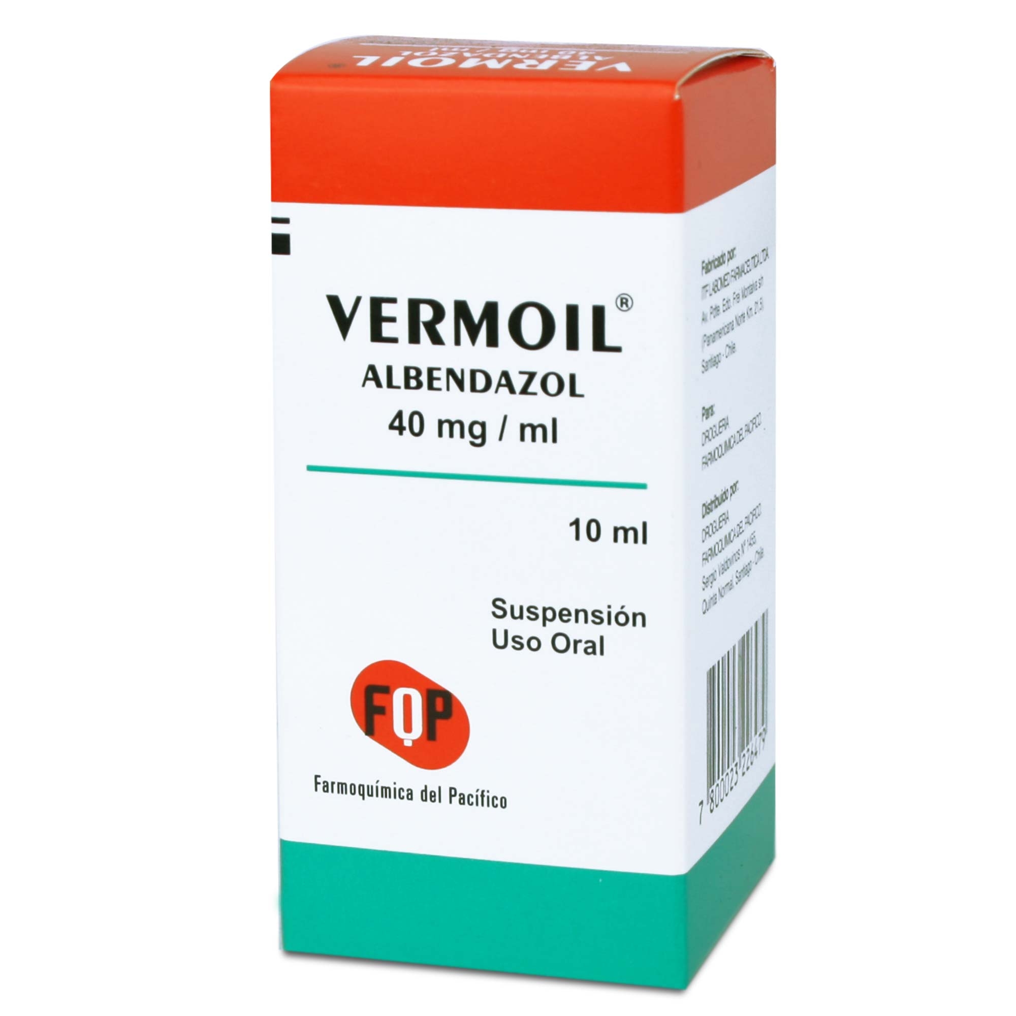 VERMOIL SUS 40MG/ML X 10 ML