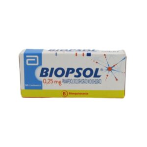 BIOPSOL COM 0,25 MG X 30